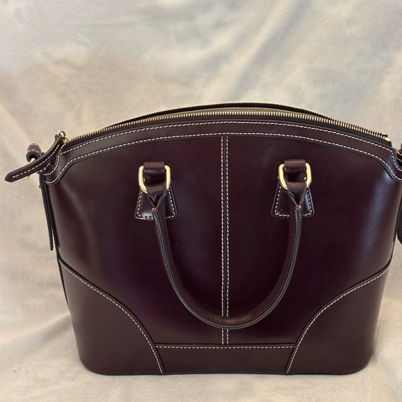 Dooney & Bourke Burgundy Leather Satchel